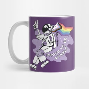 Proud To Be Myself Astronaut Mug